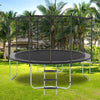 Yeah Depot - 14FT Trampoline with Safety Enclosure Net, Outdoor Trampoline with Heavy Duty Jumping Mat and Spring Cover Padding for Kids and Adults