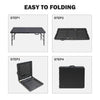 Yeah Depot - 4ft Portable Folding Table Indoor&Outdoor Maximum Weight 135KG Foldable Table for Camping Black