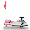 Yeah Depot - 24V brushless drift car,Toddler Ride on Car, Music, Bluetooth --White pink
