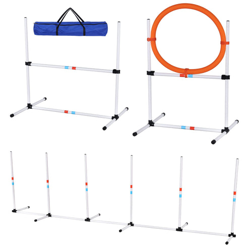 Yeah Depot - 3PC Dog Agility Equipment Set, Obstacle Course Exercise for Dog