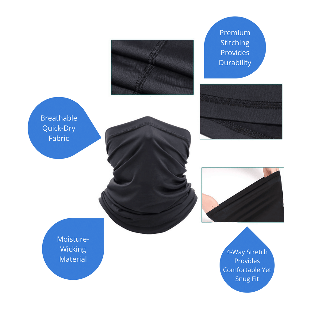 JupiterGear Premium Sports Neck Gaiter Face Mask for Fishing & Outdoor Activities