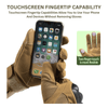 JupiterGear Unisex Airsoft Sports Gloves with Touchscreen Fingertip Capability