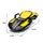 Yeah Depot - 24V Kids Ride On Electric scooter w/ helmet knee pads,24v ride on toy for kids,Spray function,2WD 400w wheel-hub motor,5.59-6.84MPH,Gravity Steering,Use for 1-2 hours,Exercise your child age 6+.