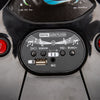 Yeah Depot - 24V Kids Ride On Electric scooter w/ helmet knee pads,24v ride on toy for kids,Spray function,2WD 400w wheel-hub motor,5.59-6.84MPH,Gravity Steering,Use for 1-2 hours,Exercise your child age 6+.