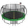 Yeah Depot - 15FT Trampoline with Basketball Hoop - Recreational Trampolines with Ladder ,Shoe Bag and Galvanized Anti-Rust Coating