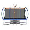 Yeah Depot - 8X14FT Outdoor Square Trampolines for Kids Adults Long Rectangular Tumbling Trampoline