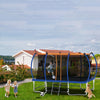 Yeah Depot - 8X14FT Outdoor Square Trampolines for Kids Adults Long Rectangular Tumbling Trampoline
