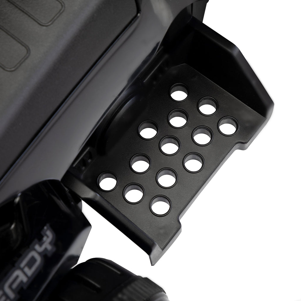 Yeah Depot - Kids Ride-on ATV, 6V Battery Powered Electric Quad Car with Music, LED Lights and Spray Device, 4 Wheeled Ride-on Toy for Toddlers Age 3-5, Black