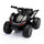 Yeah Depot - Kids Ride-on ATV, 6V Battery Powered Electric Quad Car with Music, LED Lights and Spray Device, 4 Wheeled Ride-on Toy for Toddlers Age 3-5, Black