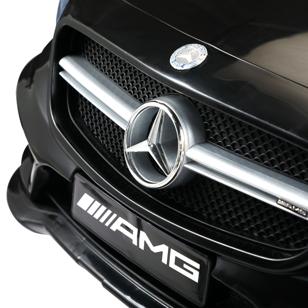 Yeah Depot - Licensed Mercedes Benz AMG 6V Kids Ride On Electric Car with Remote Control, Story Education AUX, Black