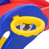 Yeah Depot - Toddler Slide, Dolphin Play Slide for Outdoor and Indoor, Freestanding Climber Playset with Basketball Hoop, Ball and Ladder, Red and Blue