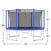Yeah Depot - 12FT Trampoline for Kids & Adults with Basketball Hoop and Ball ,Recreational Trampolines with Safety Enclosure for Back Yard Outdoor