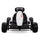 Yeah Depot - Electric GoKart Pro, Kids Racing Car, Outdoor Ride On Toy with MP3 for Kids Aged 4-16, Black and White