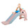 Yeah Depot - 2 in 1 Slide, Toddler Freestanding Extra Long Slide with Basketball Hoop & Ball, Indoor Outdoor, Pink