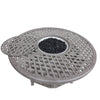 Yeah Depot - Cast Aluminum Propane Gas Firepit Table, Chat Height