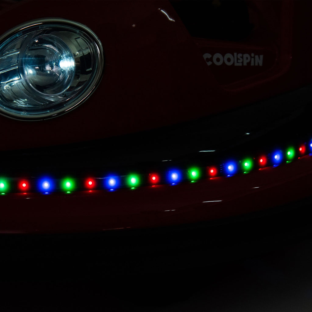 Yeah Depot - 12V ride on bumper car for kids,electric car for kids,1.5-5 Years Old,W/Remote Control, LED Lights, Bluetooth & 360 Degree Spin, Vehicle body with anti-collision padding Five-point Safety Belt,2wd