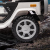 Yeah Depot - 12v7a 30w*2 Four-wheel drive leather seat one button start,forward and backward, high and low speed, music, front light, power display, two doors can open, 2.4G R/C, seat belt four wheel absorber