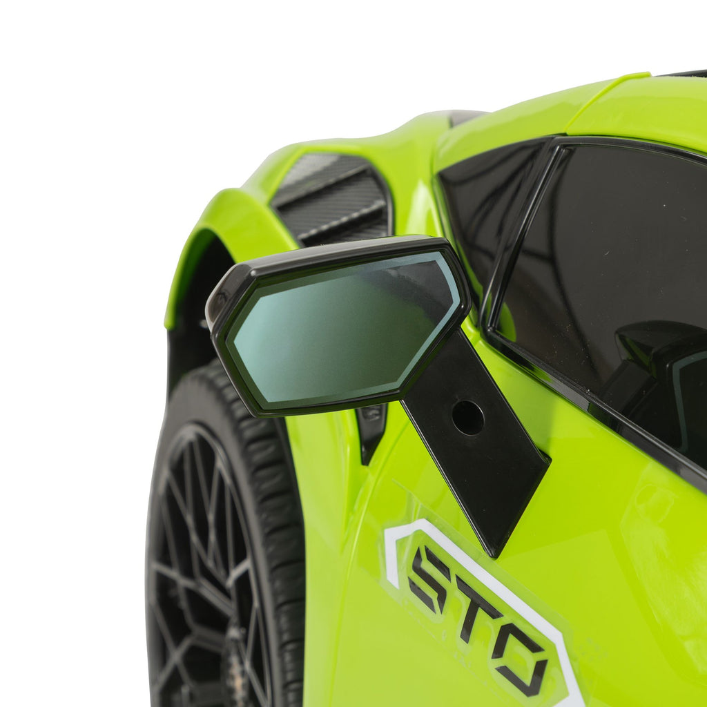 Yeah Depot - 12V Battery Powered Ride On Car for Kids, Licensed Lamborghini, Remote Control Toy Vehicle with Music Player, LED Light, 2 Driving Modes