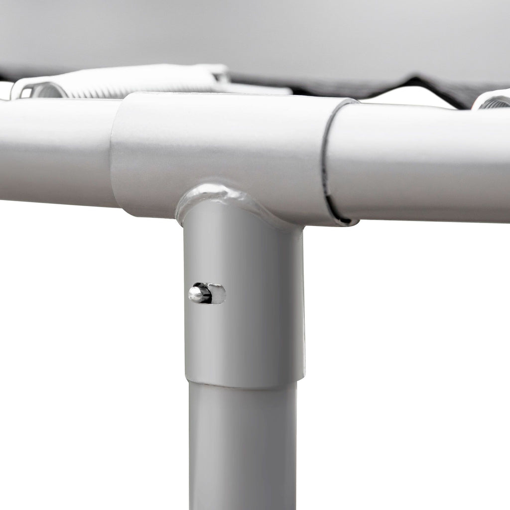 Yeah Depot - 14FT Trampoline with Basketball Hoop Inflator and Ladder(Inner Safety Enclosure) Green