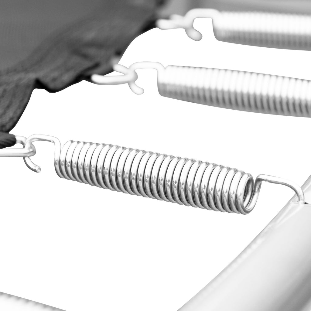 Yeah Depot - 14FT Trampoline with Basketball Hoop Inflator and Ladder(Inner Safety Enclosure) Green