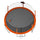 Yeah Depot - 16FT Trampoline with Basketball Hoop pump and Ladder(Inner Safety Enclosure) with soccer goal orange