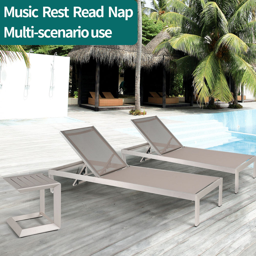 Yeah Depot - All aluminum outdoor coffee table