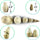 Matryoshka&Handicraft - Unpainted Nesting Dolls DIY 7 Pcs Matryoshka Nesting Dolls Blank DIY Unfinished