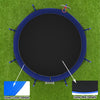 Yeah Depot - 14FT Trampoline with Basketball Hoop, ASTM Approved Reinforced Type Outdoor Trampoline with Enclosure Net