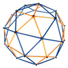 Yeah Depot - Outdoor Dome Climber, Monkey Bars Climbing Tower, Jungle Gym Playground for Kids Aged 3-10, Blue & Yellow