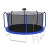 Yeah Depot - 12FT Trampoline with Basketball Hoop, ASTM Approved Reinforced Type Outdoor Trampoline with Enclosure Net