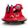 Yeah Depot - 12V Snail-Shaped Kids Electric Bumper Car with Remote Control, Ride On Car with LED Lights, Music, 360 Degree Rotate, Toddler Race Toys, 3-8 Years Old