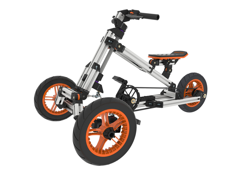 Yeah Depot - KidRock Buildable Kit 20 in 1 Kids Go Kart Set, Suitable for 1 to 8 Years Old, Two Wheel Bike, Three Wheel Bike, Go Kart, Sit/Stand Scooter, etc. Christmas Promotion Plus a snow upgrade package .