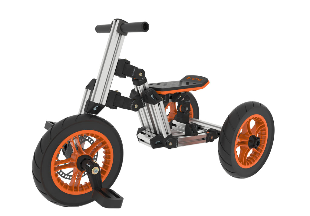 Yeah Depot - KidRock Buildable Kit 20 in 1 Kids Go Kart Set, Suitable for 1 to 8 Years Old, Two Wheel Bike, Three Wheel Bike, Go Kart, Sit/Stand Scooter, etc. Christmas Promotion Plus a snow upgrade package .
