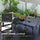 Yeah Depot - Outsunny Rectangle Outdoor Dining Table for 6 People, Steel Rectangular Patio Table with Umbrella Hole, Steel Frame for Garden, Balcony, Black