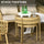 Yeah Depot - Outsunny 2 Piece Wicker Patio Table Set, PE Rattan End Table Set, Outdoor Round Coffee Table Set, Multi-Functional, Slatted Metal Top, Brown