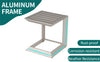 Yeah Depot - Modern design All aluminum outdoor coffee table and lounge