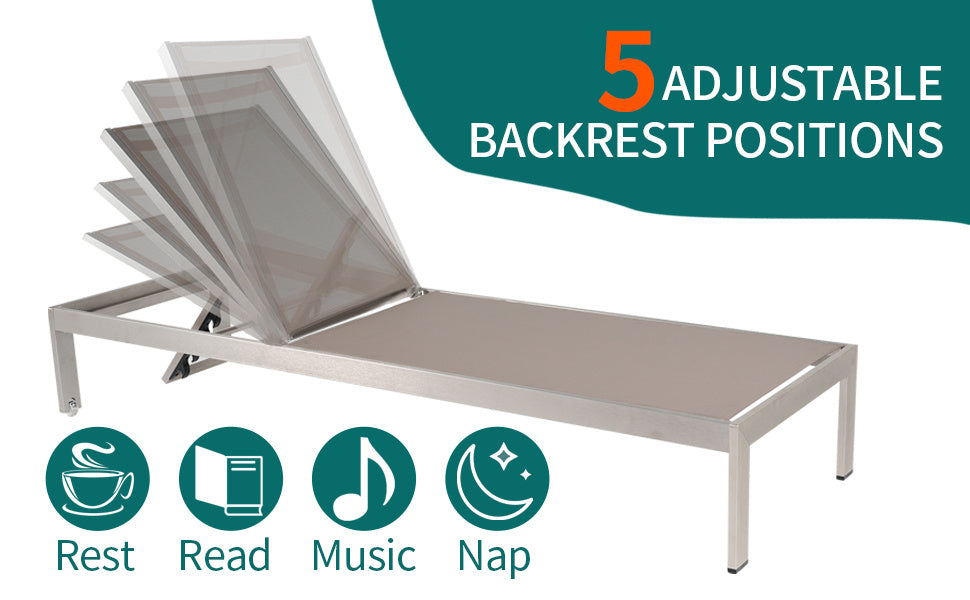 Yeah Depot - Modern design All aluminum outdoor coffee table and lounge