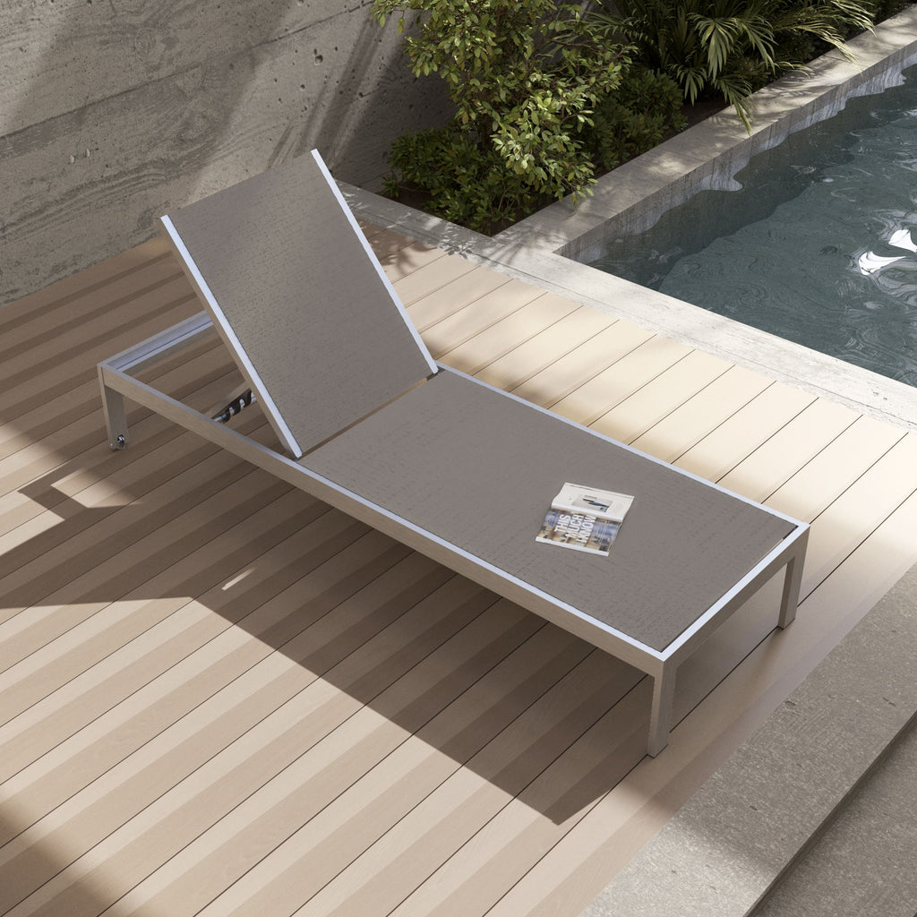 Yeah Depot - Modern design All aluminum outdoor coffee table and lounge