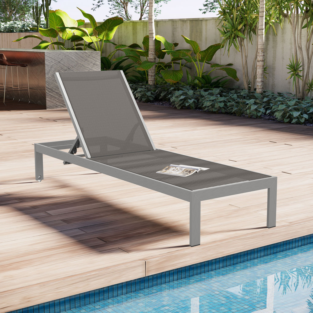 Yeah Depot - Modern design All aluminum outdoor coffee table and lounge