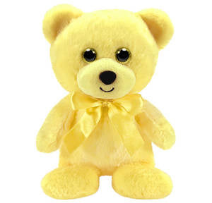 First & Main Inc. - Rainbow Bear (yellow)--6'' sitting