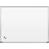 Markerboard -10ftWx48''H -White Porcelain Steel Surface - Anodized Aluminum Frame - Best-Rite