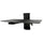 Megamounts MegaMounts Tempered Glass Single Stud 22 Pound Shelf Wall Mount