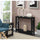 Titan Console Table with Shelf, Black - Convenience Concepts
