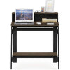 Furinno Simplistic A Frame Computer Desk, Columbia Walnut