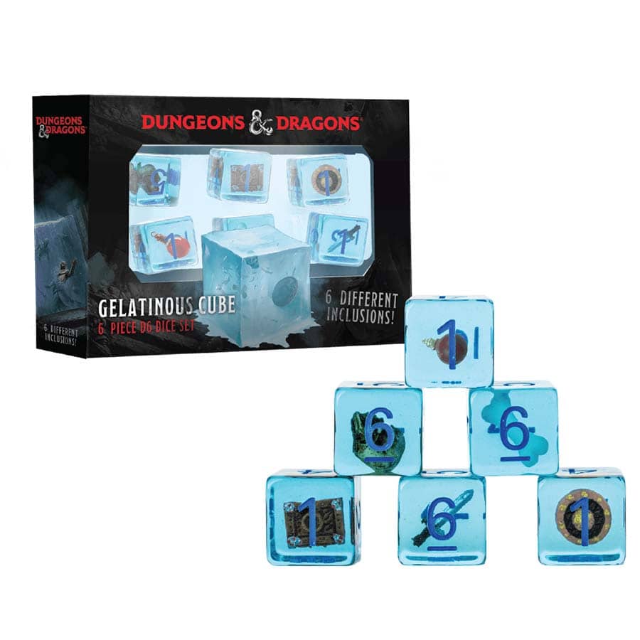Fanroll: Dungeons And Dragons: Gelatinous Cube  Dice (6Ct)