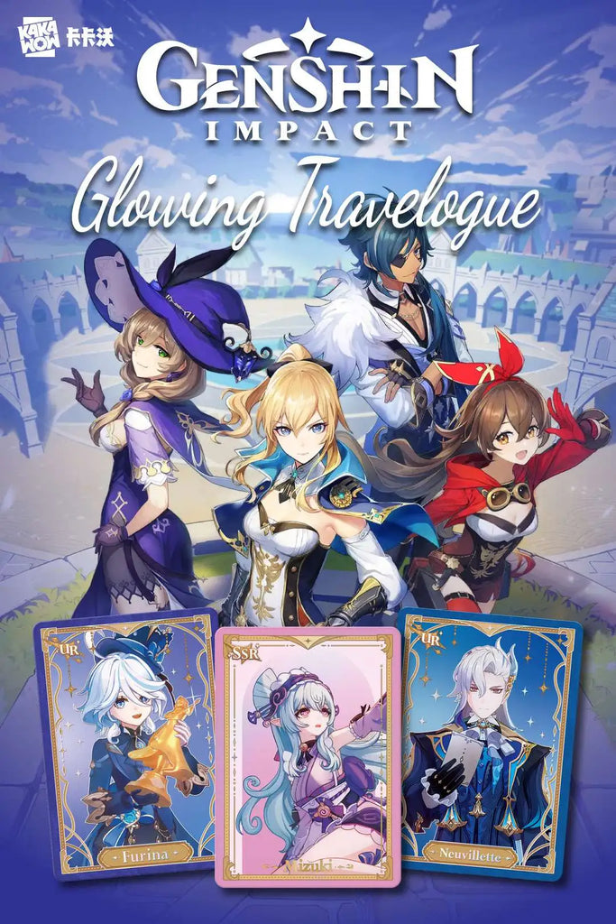 Genshin Impact - 2026 Glowing Travelogue Card Series Hobby Box - Letogoods