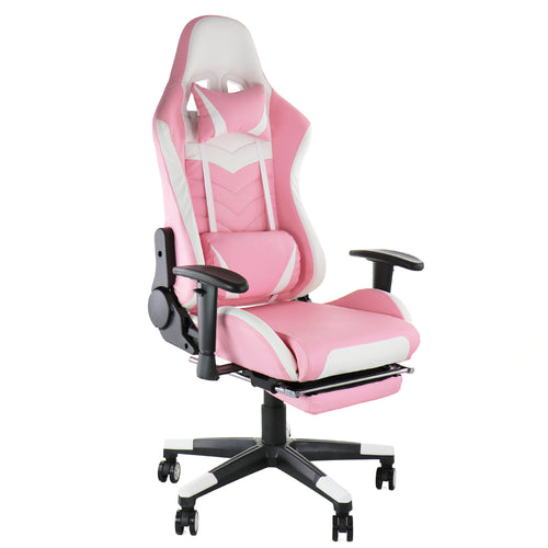 Gamefitz GameFitz Gaming Chair in Pink and White