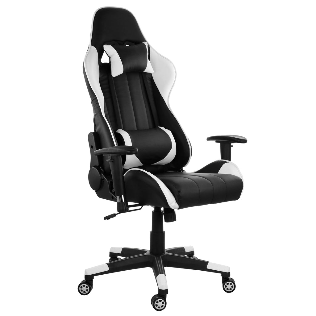 Gamefitz GameFitz Gaming Chair in Black and White Trim