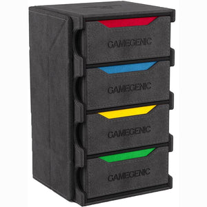 Gamegenic: Tokens' Lair: Black-Dark Grey
