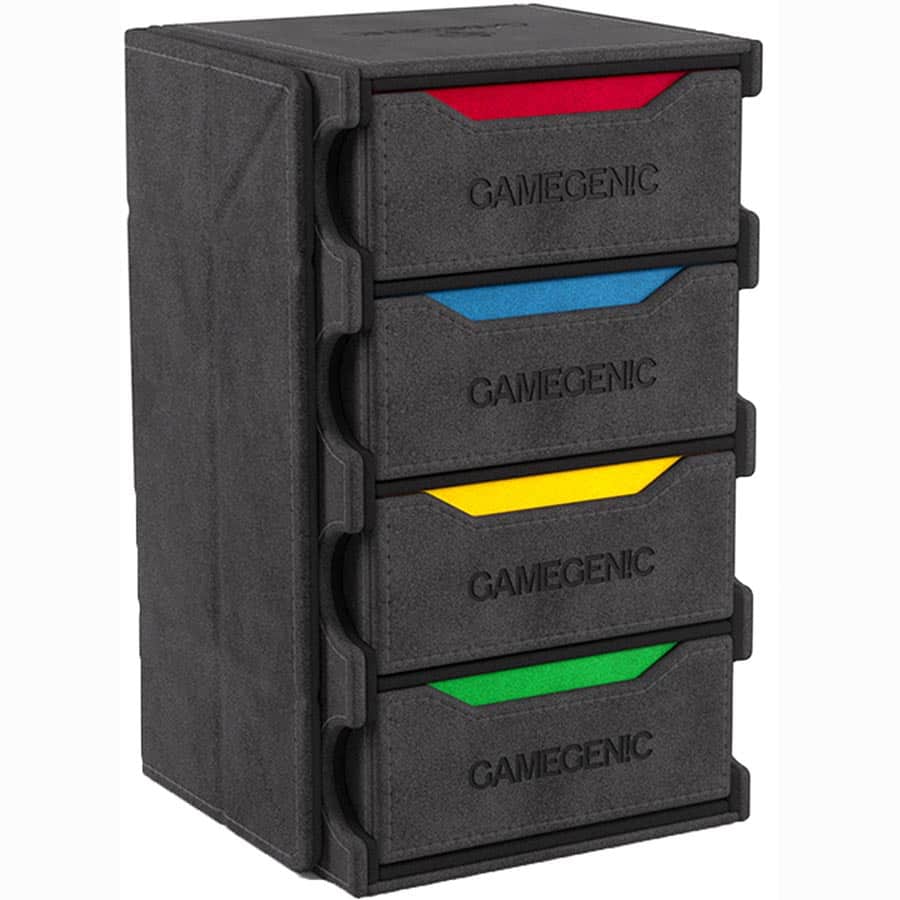 Gamegenic: Tokens' Lair: Black-Dark Grey